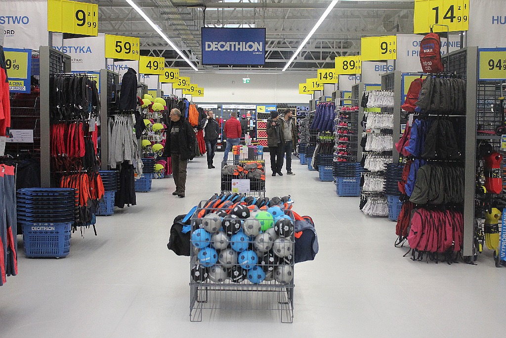 W piątek 8 stycznia Decathlon przeniósł się do nowego obiektu