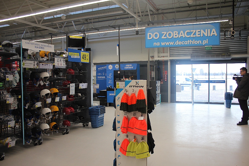 W piątek 8 stycznia Decathlon przeniósł się do nowego obiektu