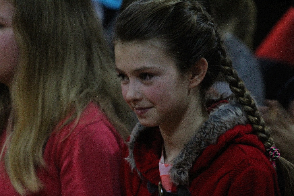 Magdalena Marchewka gościem kolędowego biesiadowania w SP 20