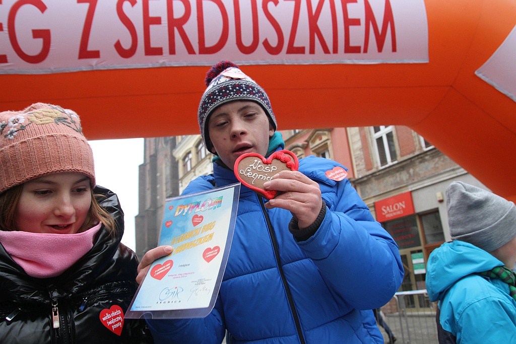 WOŚP: Po raz drugi odbył się Legnicki Bieg z Serduszkiem