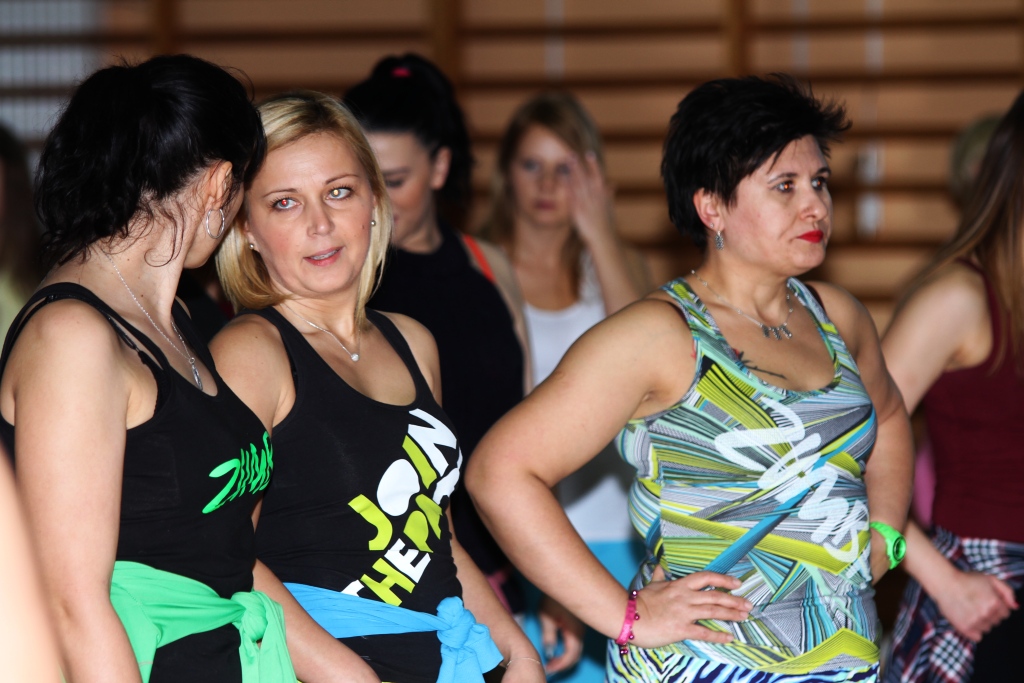 Około stu osób zatańczyło Zumbę dla chorego  Dominika Słupskiego