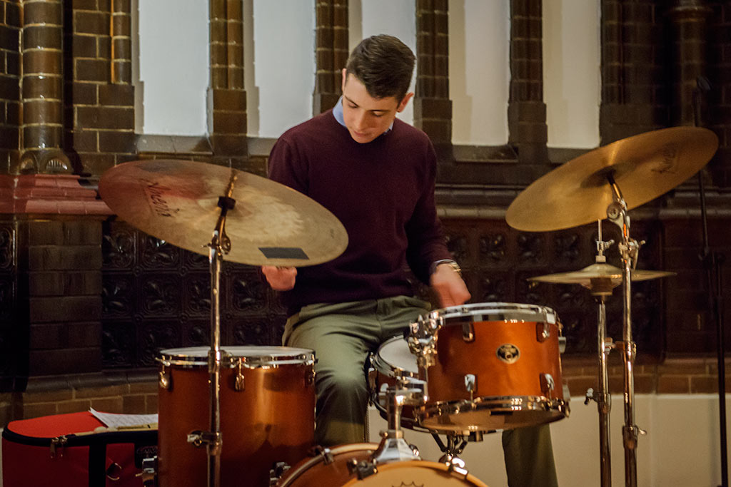 Pełną salę zgromadził koncert kolęd jazzowych w bibliotece