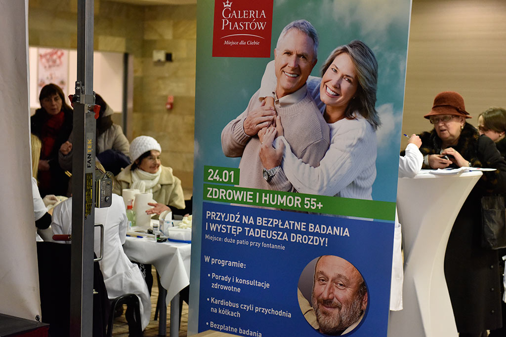 Tadeusz Drozda wystąpił dla seniorów w Galerii Piastów