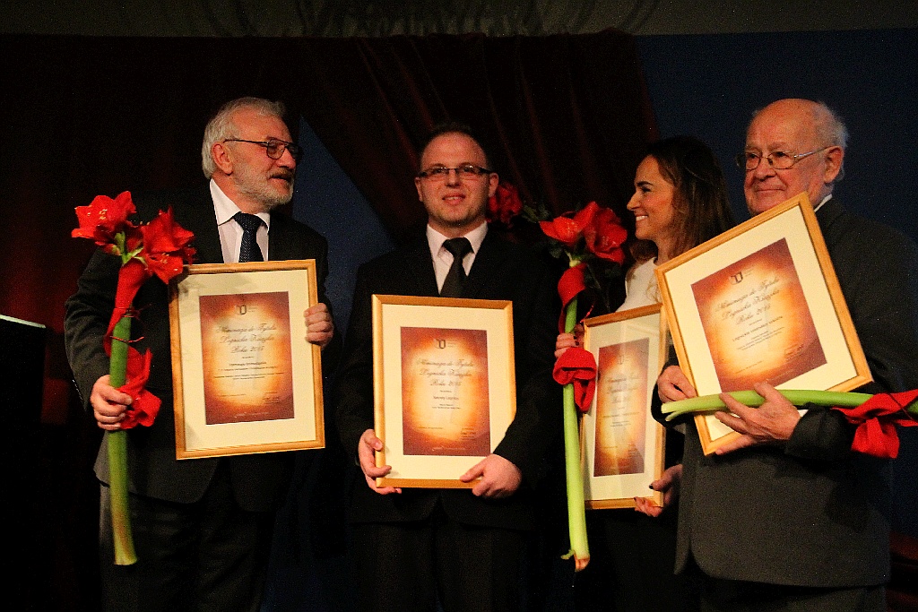 Marcin Makuch odebrał statuetkę za Legnicką Książkę Roku 2015