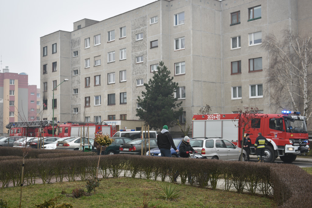 Spłonęło remontowane mieszkanie przy ulicy Batalionu Parasol
