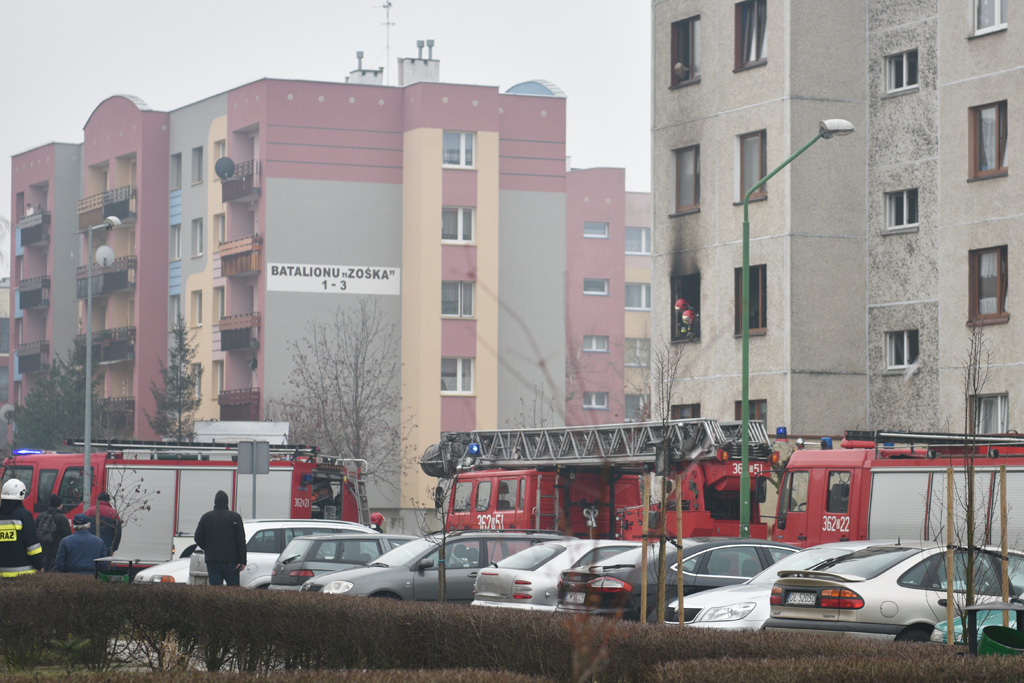 Spłonęło remontowane mieszkanie przy ulicy Batalionu Parasol