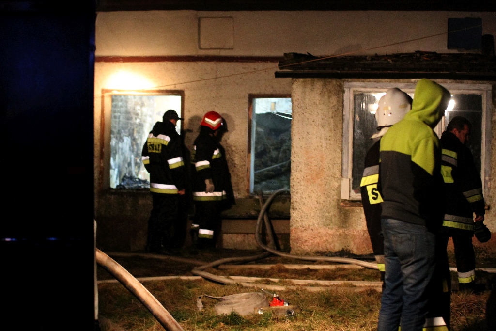 W niedzielne popołudnie zapalił się dom w miejscowości Ruja