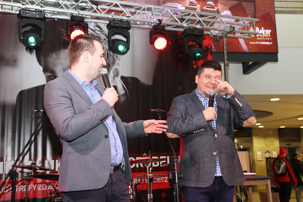 Łukasz Zagrobelny był gwiazdą Walentynek w Galerii Piastów