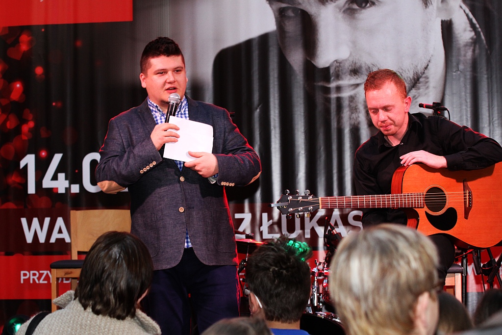 Łukasz Zagrobelny był gwiazdą Walentynek w Galerii Piastów