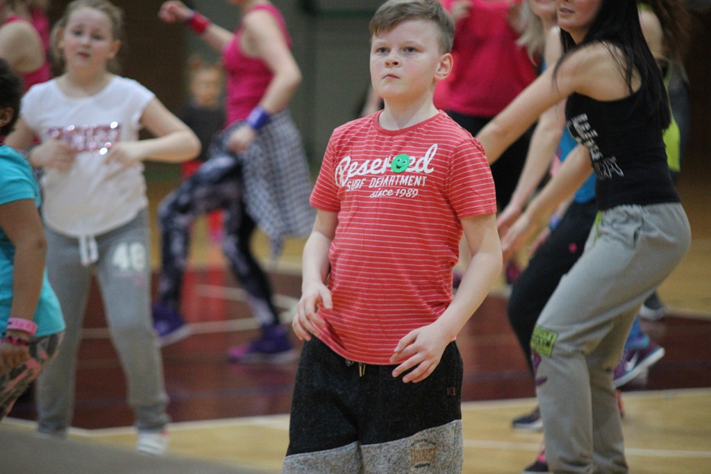 Ponad sto osób zatańczyło Zumbę dla Mateusza Karpińskiego