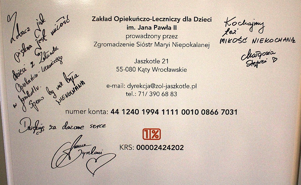 Anna Wyszkoni na otwarciu wystawy 