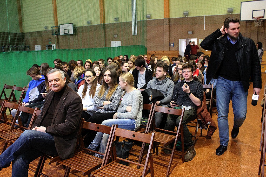 Już po raz drugi Igor Szarapow spotkał się z uczniami V Liceum