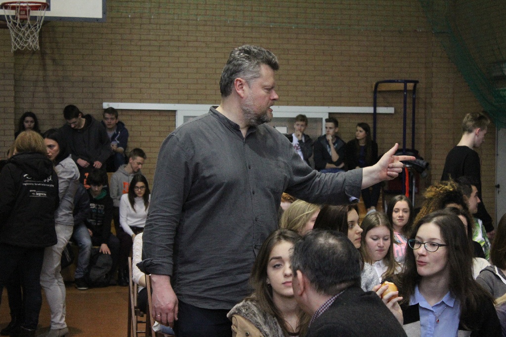 Już po raz drugi Igor Szarapow spotkał się z uczniami V Liceum