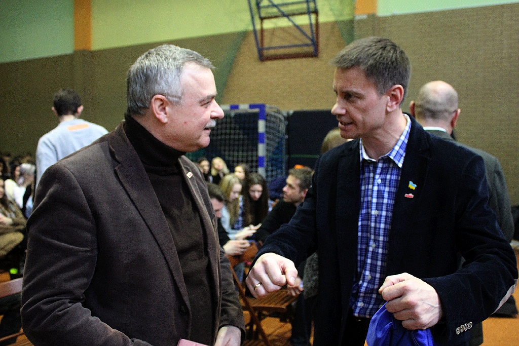 Już po raz drugi Igor Szarapow spotkał się z uczniami V Liceum