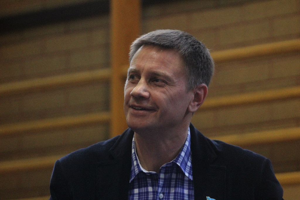 Już po raz drugi Igor Szarapow spotkał się z uczniami V Liceum