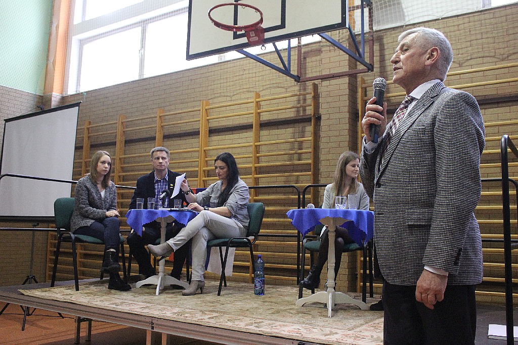 Już po raz drugi Igor Szarapow spotkał się z uczniami V Liceum