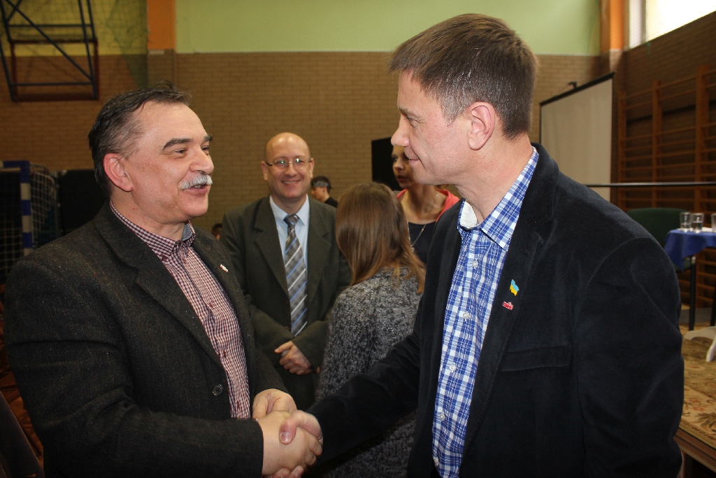 Już po raz drugi Igor Szarapow spotkał się z uczniami V Liceum