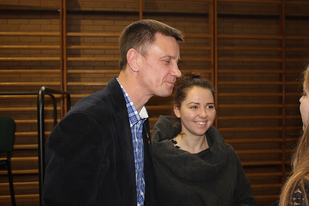 Już po raz drugi Igor Szarapow spotkał się z uczniami V Liceum