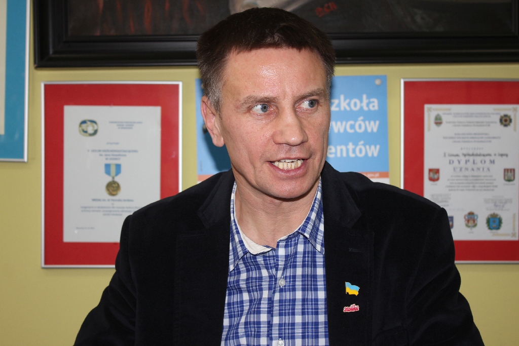 Już po raz drugi Igor Szarapow spotkał się z uczniami V Liceum
