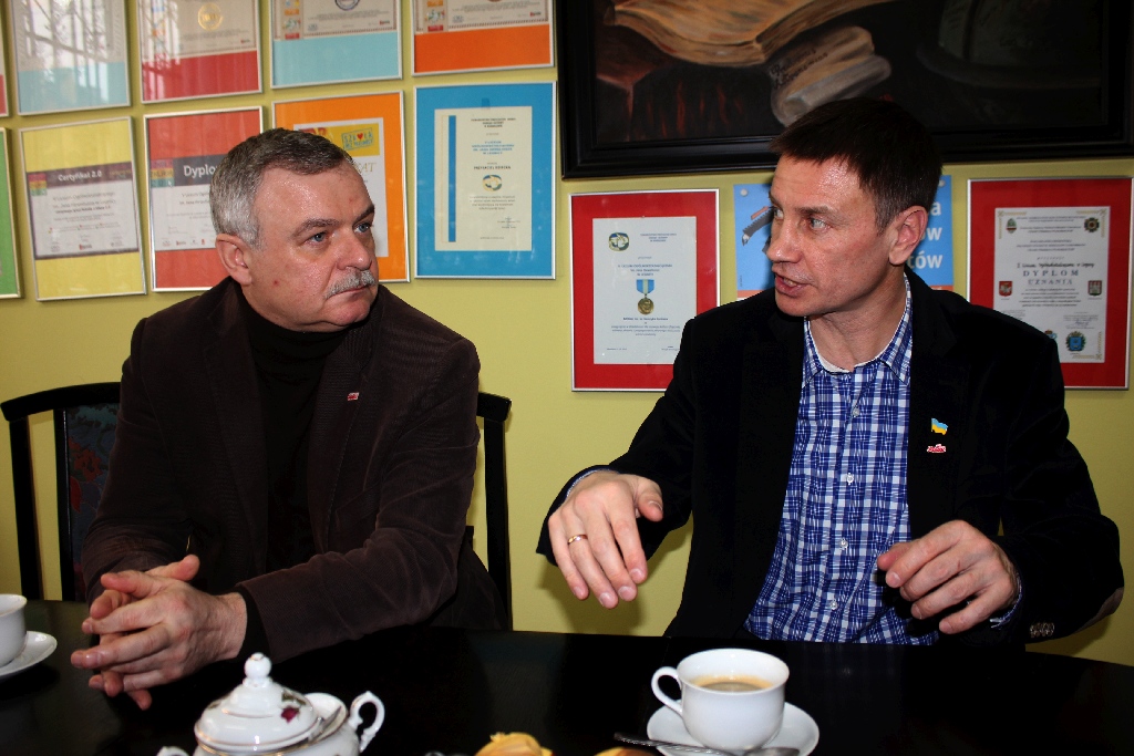 Już po raz drugi Igor Szarapow spotkał się z uczniami V Liceum