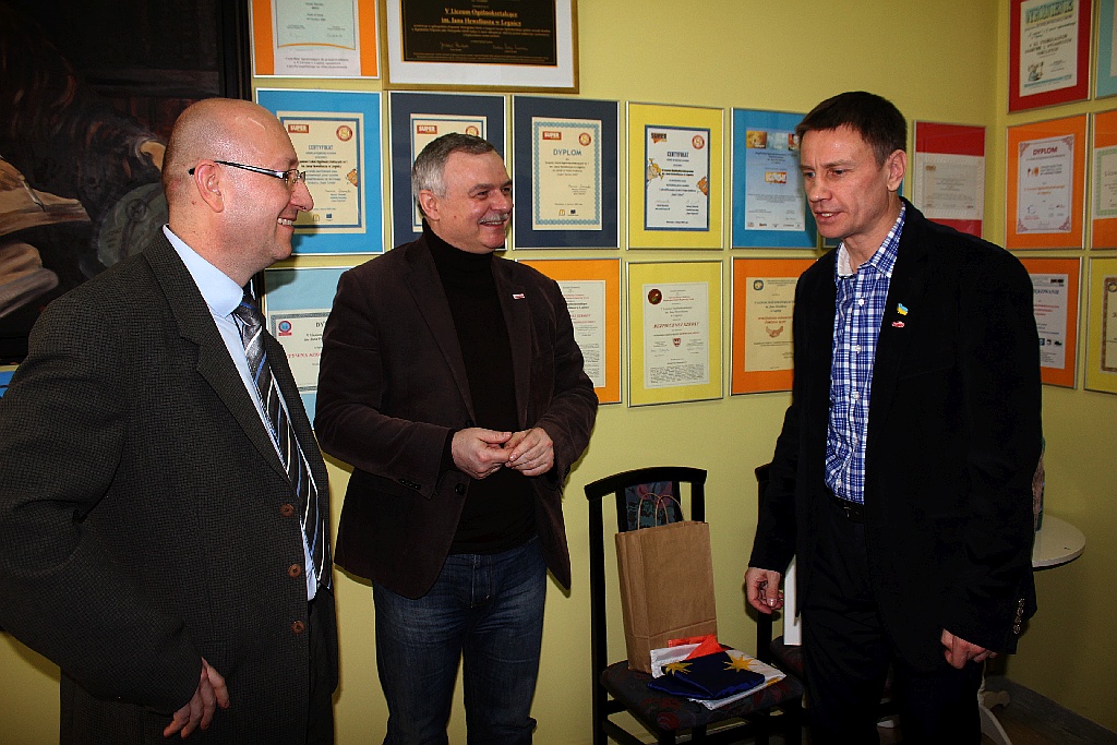 Już po raz drugi Igor Szarapow spotkał się z uczniami V Liceum