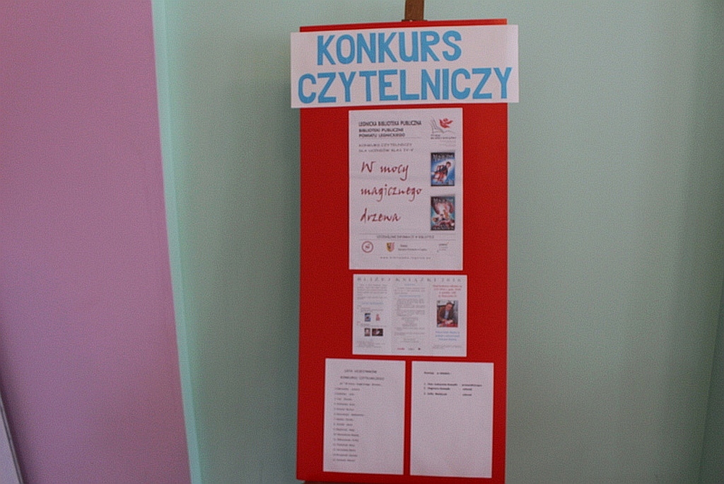 W Legnickim Polu odbył się konkurs czytelniczy dla uczniów