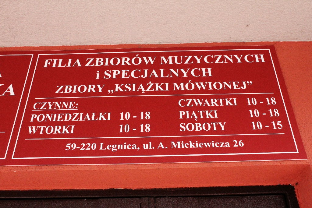 Biblioteka muzyczna po przeprowadzce na Mickiewicza