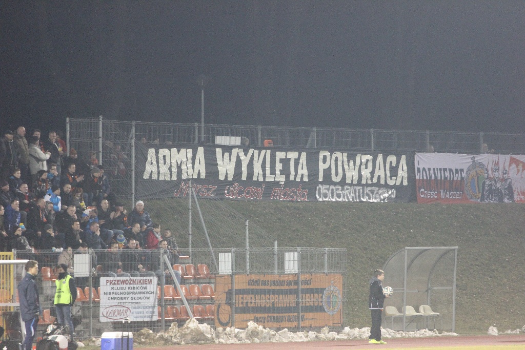 Miedź przegrała z Chrobrym na inaugurację piłkarskiej wiosny