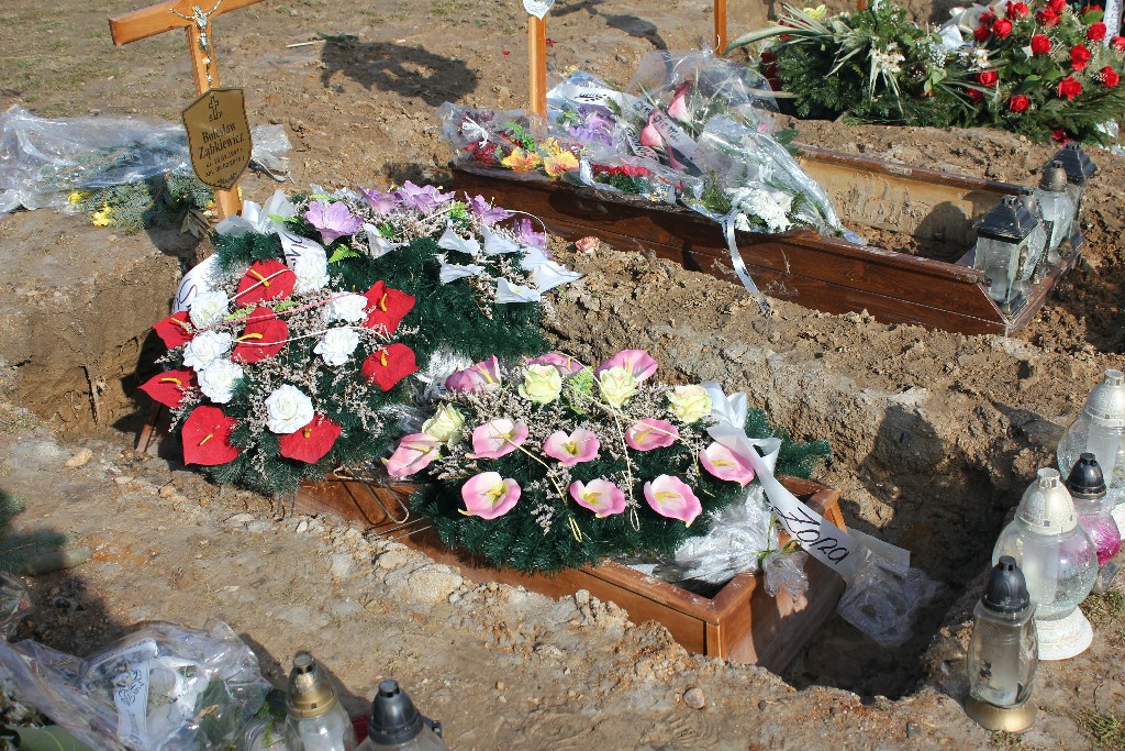 Problem z grobami na nowym cmentarzu miejskim w Jaszkowie