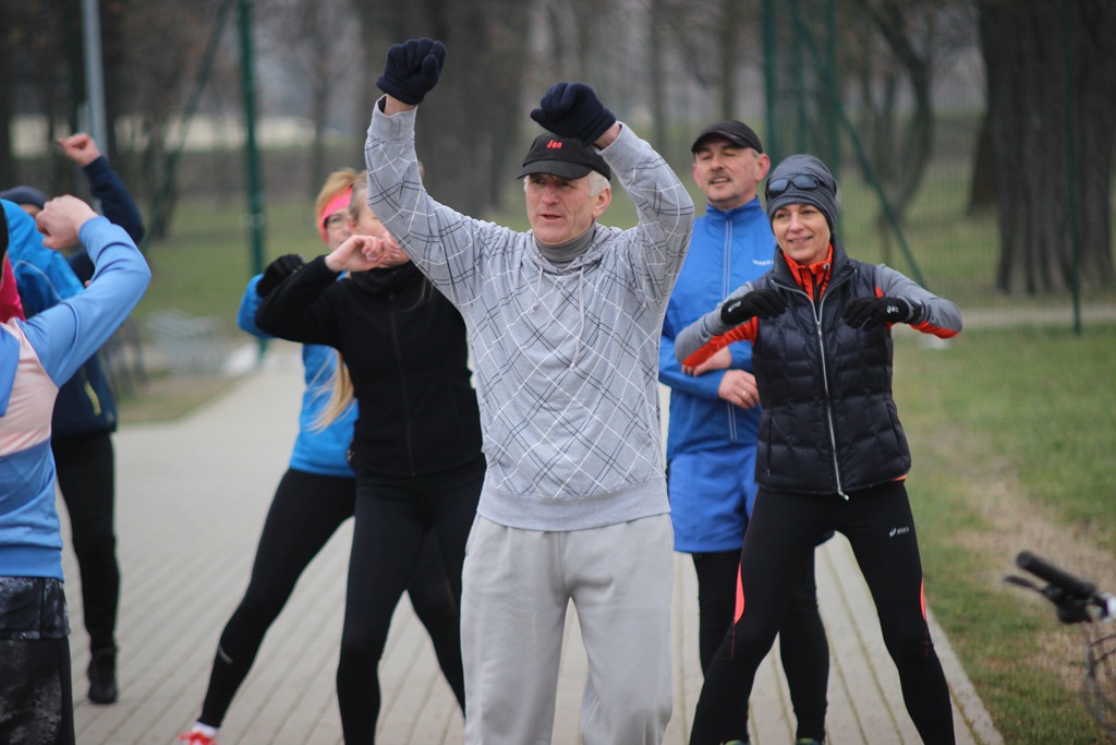 Pierwszy sobotni jogging w legnickim Parku Miejskim za nami