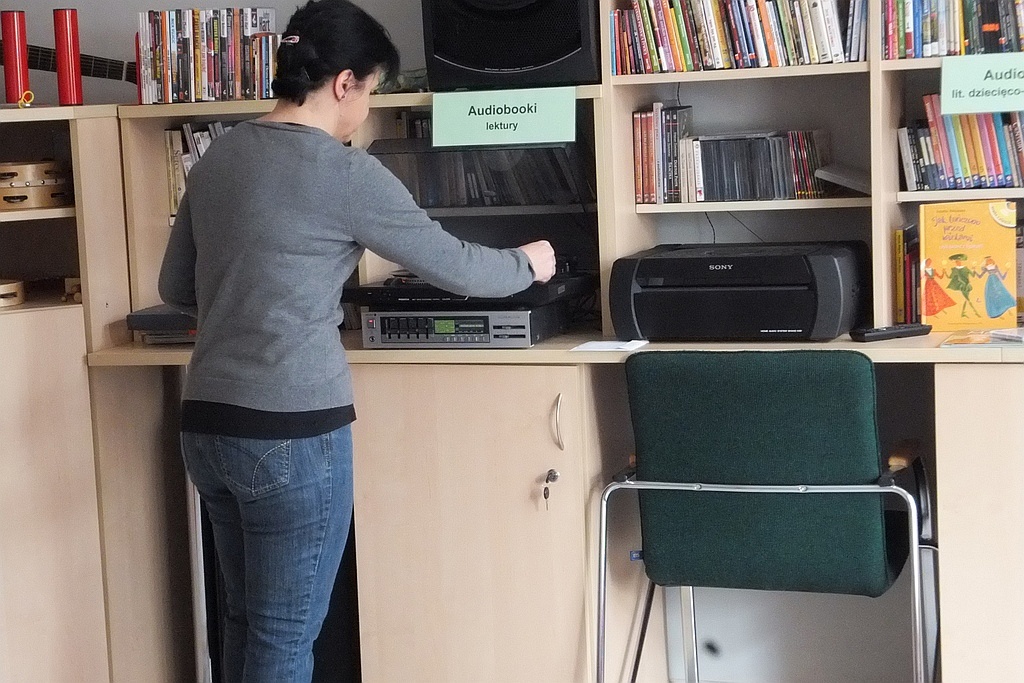 Dzieci z przedszkola Moja Bajka zwiedziły bibliotekę muzyczną