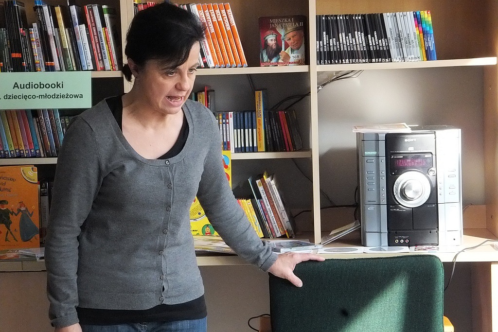 Dzieci z przedszkola Moja Bajka zwiedziły bibliotekę muzyczną