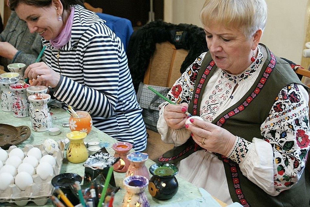 Wielkanocne malowanie jajek odbyło się w Jaśkowicach Legnickich