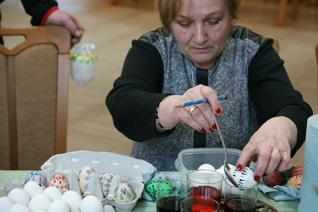 Wielkanocne malowanie jajek odbyło się w Jaśkowicach Legnickich