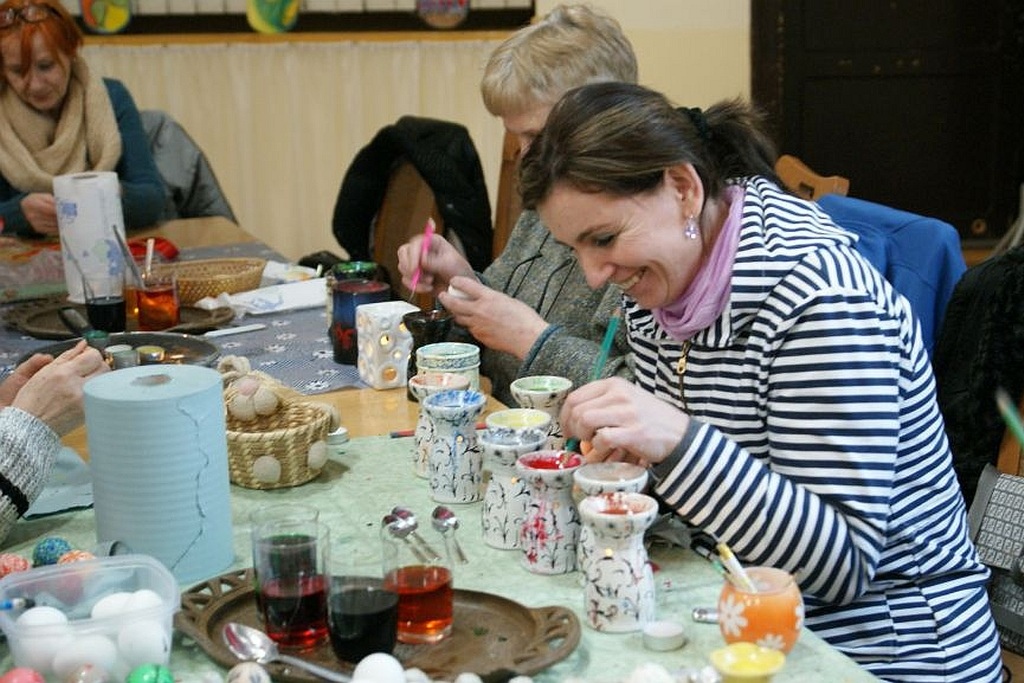 Wielkanocne malowanie jajek odbyło się w Jaśkowicach Legnickich