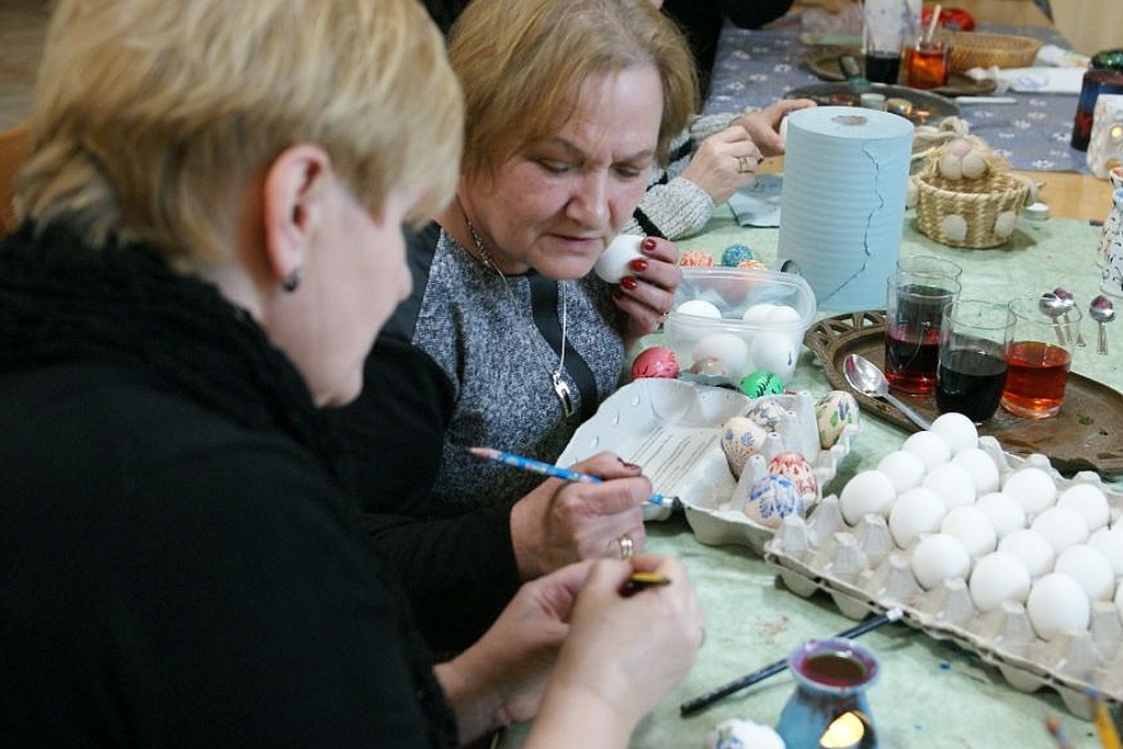 Wielkanocne malowanie jajek odbyło się w Jaśkowicach Legnickich