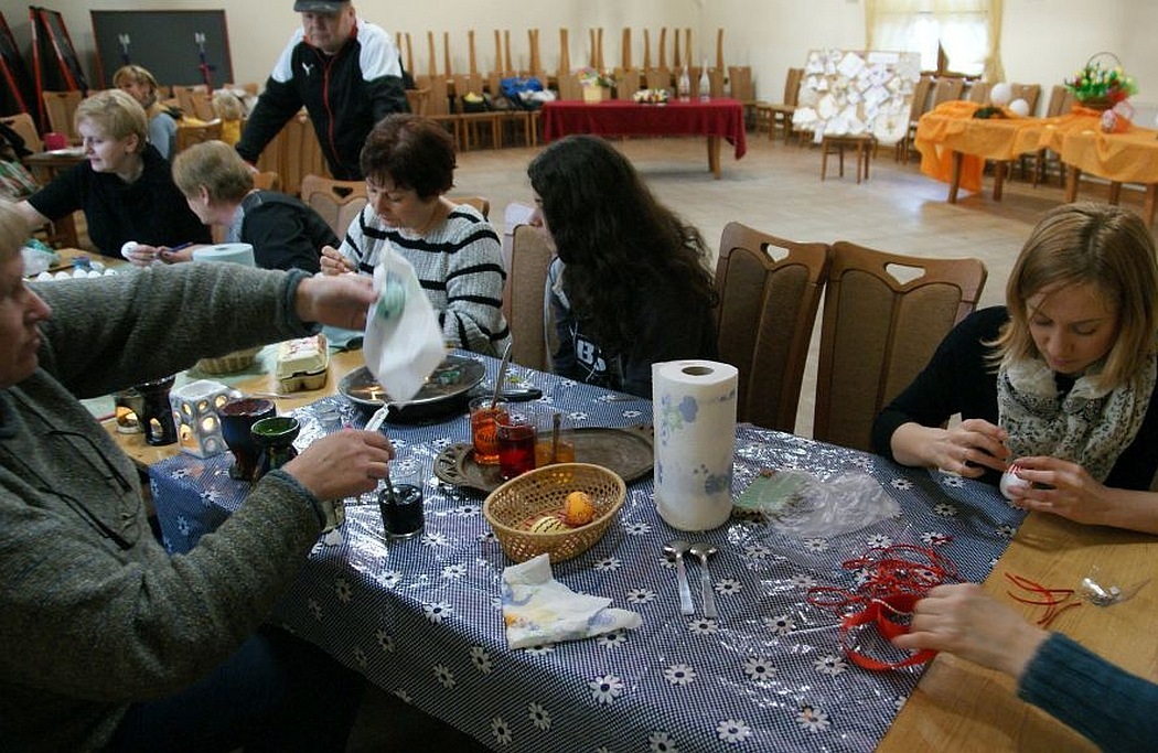 Wielkanocne malowanie jajek odbyło się w Jaśkowicach Legnickich