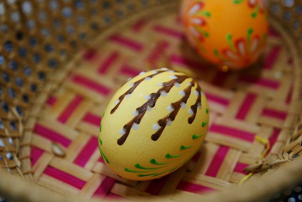 Wielkanocne malowanie jajek odbyło się w Jaśkowicach Legnickich