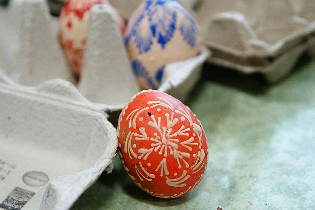 Wielkanocne malowanie jajek odbyło się w Jaśkowicach Legnickich