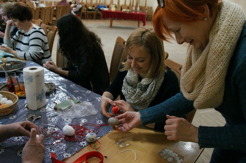 Wielkanocne malowanie jajek odbyło się w Jaśkowicach Legnickich
