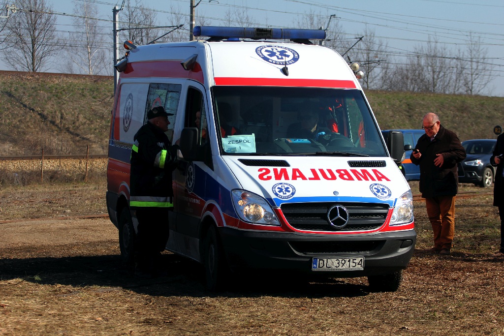 Usuwanie skutków katastrofy kolejowej ćwiczyli  strażacy