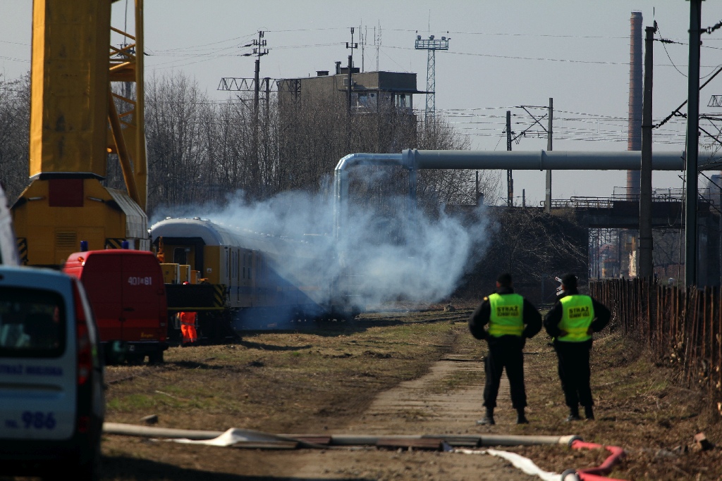 Usuwanie skutków katastrofy kolejowej ćwiczyli  strażacy