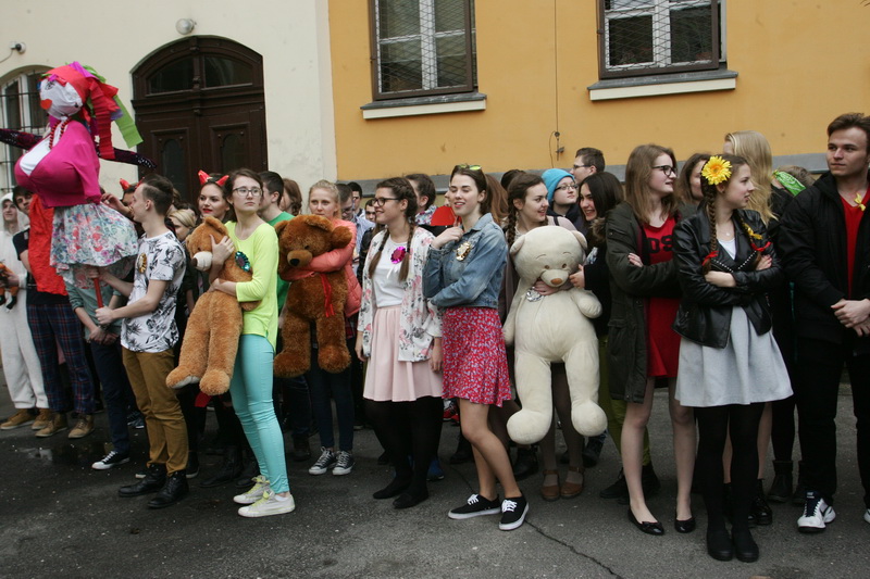 Najładniejsza Marzannę wykonali uczniowie II B z I LO