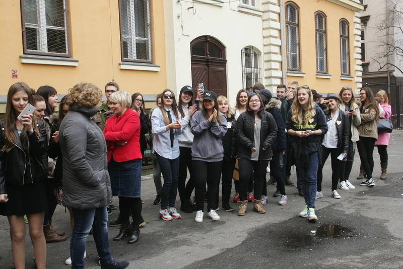 Najładniejsza Marzannę wykonali uczniowie II B z I LO
