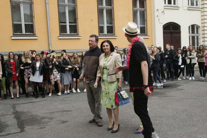 Najładniejsza Marzannę wykonali uczniowie II B z I LO