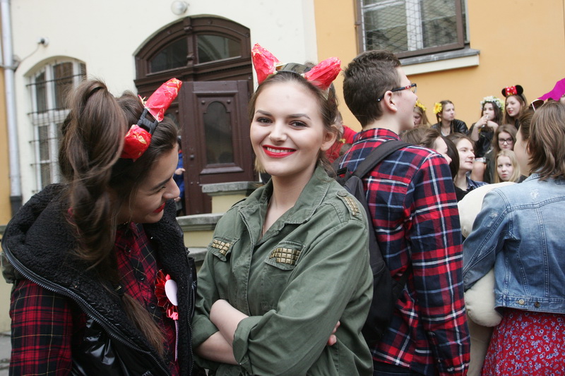 Najładniejsza Marzannę wykonali uczniowie II B z I LO