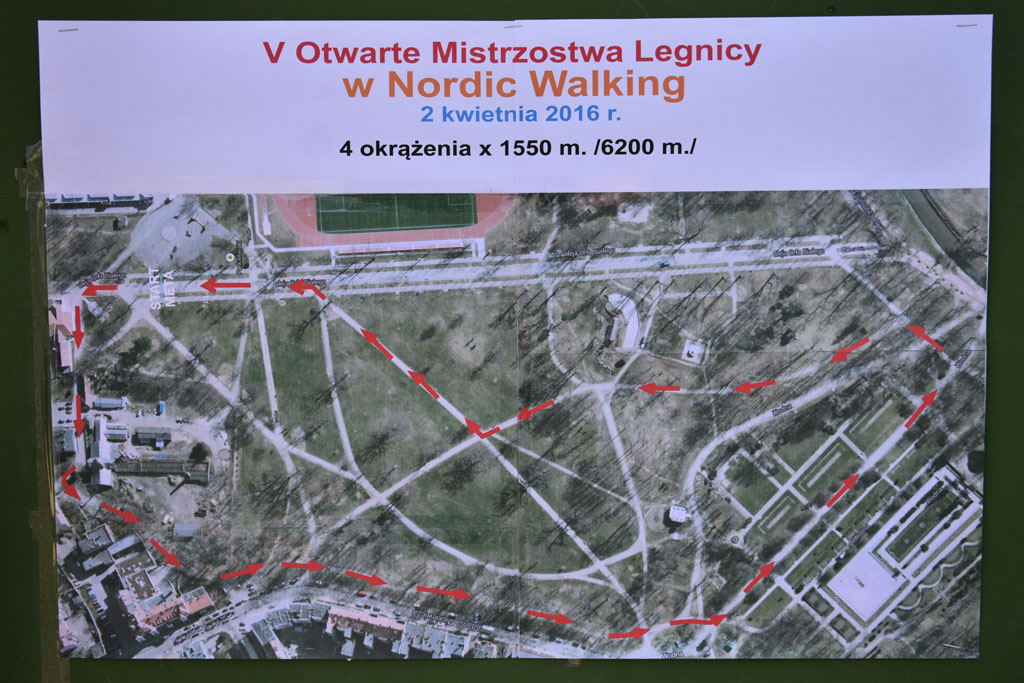W parku odbyły się mistrzostwa Legnicy w nordic walking