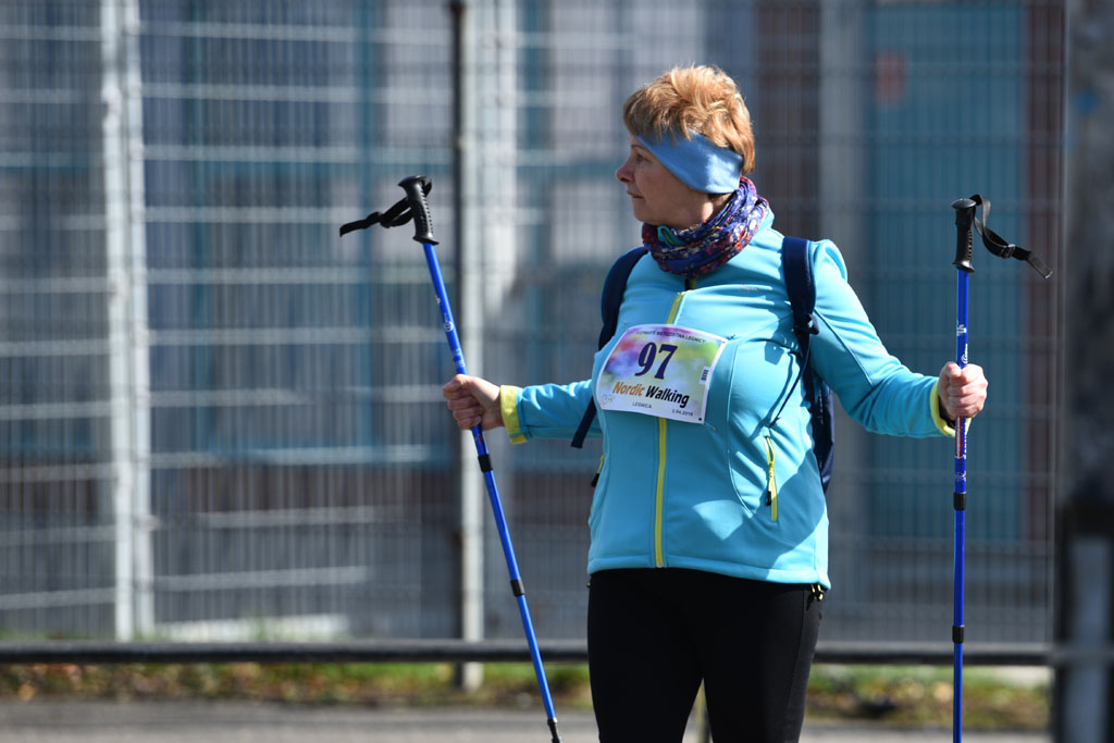 W parku odbyły się mistrzostwa Legnicy w nordic walking