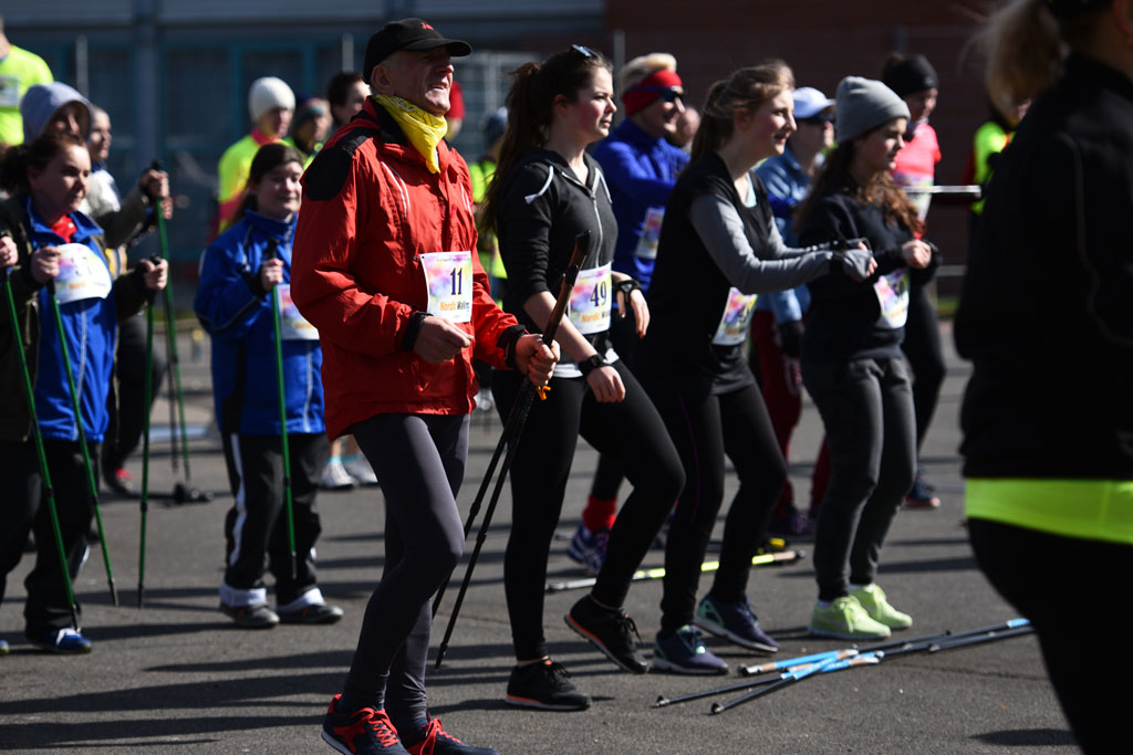 W parku odbyły się mistrzostwa Legnicy w nordic walking
