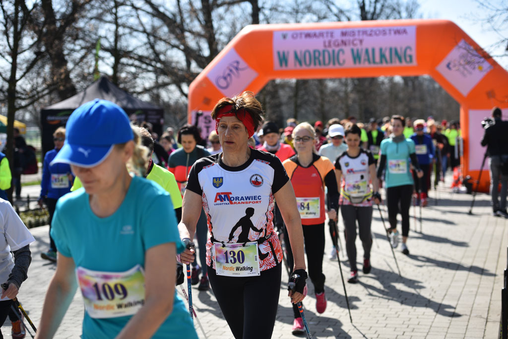 W parku odbyły się mistrzostwa Legnicy w nordic walking